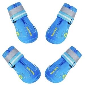 Qumy New Dog Shoes / Boots & Paw Protectors Size 4: 2.2''x2.6''(W*L)